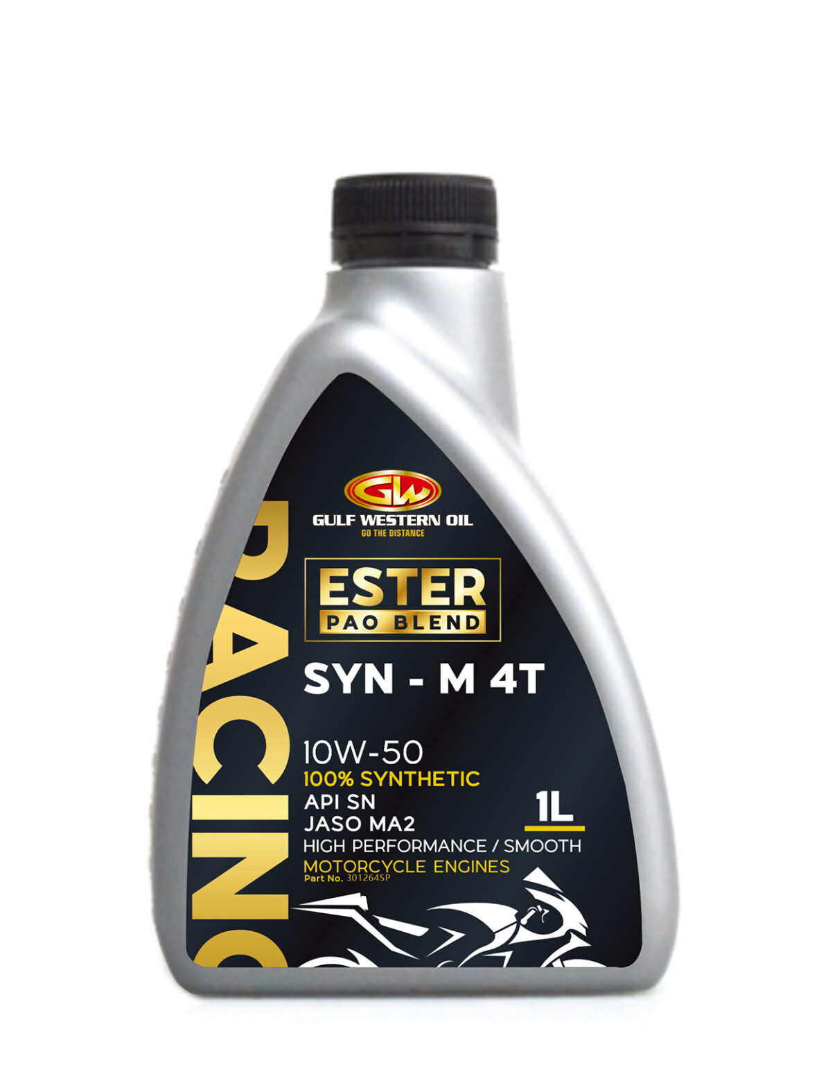 RACING SYNM 4T SAE 10W50 Gulf Western Oil